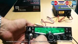 RĀCIJAS COBRA 28LX Review CB RADIO Обзор www.Telesputnik.eu