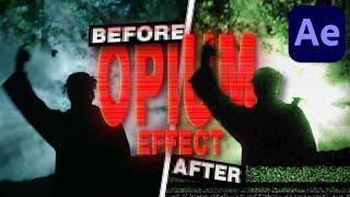 Opium NIGHT VISION effect WITHOUT Plug-ins After Effects Tutorial