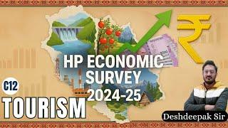 HP Economic Survey 2024-25 | Ch 12 Tourism | Chapter-wise Series for HAS, HP Allied #hpgk #joktahpgk