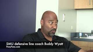 PonyFans.com with SMU DL coach Buddy Wyatt