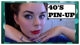 40'S INSPIRED PIN-UP MAKEUP TUTORIAL(Collab w/ Simply Alex)
