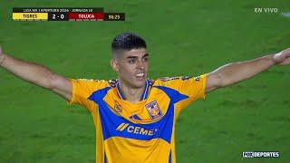  GOL Juan Brunetta | Tigres 2-0 Toluca | J16, Apertura 2024 | Liga MX