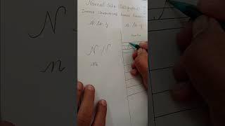 Cursive Writing | Writing Capital and Small Alphabets| Alphabets in Cursive Letters #shorts