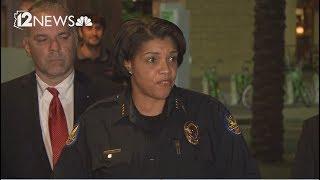 Phoenix law enforcement officials address rally violence