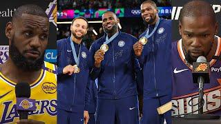 LeBron James, Kevin Durant & Stephen Curry Talk Winning Gold, Having A Lot Left In The Tank & More!