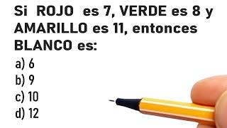 5 PREGUNTAS DE RAZONAMIENTO LÓGICO - Nivel 1 - Profesor Bruno Colmenares