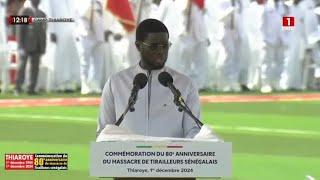 THIAROYE 44 | Discours du Président Bassirou Diomaye Faye