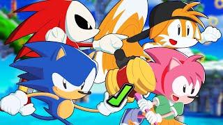 4 YouTubers vs Sonic Superstars