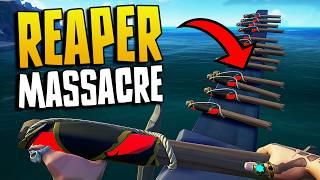 I Sank 15+ Reaper Ships in Under 2 Hours (They Never Stood a Chance) | Sea of Thieves