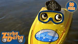 Zerby Derby - BOAT HOUSE | Zerby Derby Season 1 | Kids Cars | Kids TV Shows