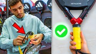 HOW GALAN CUSTOMIZES HIS RACKET? (NEW ADIDAS METALBONE) - the4Set