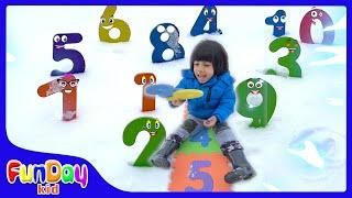 Hide and Seek with Number MAT | Learn Numbers | Learn to Count from 1 to 10 with Apu - FunDay Kid