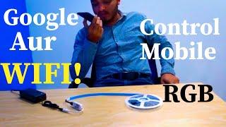 RGB Smart LED Strip Light With WiFi, Alexa, Google Assistant|SmartMesh LED Strip Light