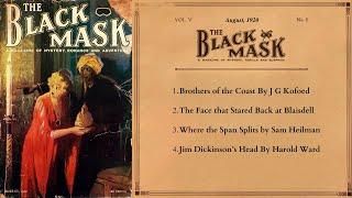 Four Short Detective & Mystery Stories: The Black Mask August 1920