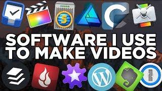 Software I Use To Make Videos And Run My Channel