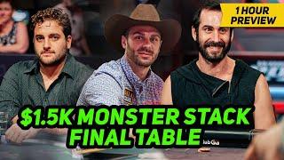 World Series of Poker 2022 | MONSTER STACK Final Table | 1-Hour Preview