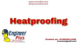 HEATPROOFING PROCESS | Cool Roof Technology | ENGINEER PLUS l Terrace rooftop House Building walls