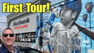 FIRST TOUR Inside The NEW Burbank Sportscards!