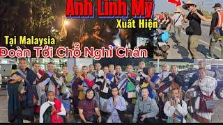 Anh Lính Mỹ Xuất Hiện Đi Cùng Đoàn Khi Qua Malaysia | Đoàn tới chỗ nghỉ chân #thayminhtue