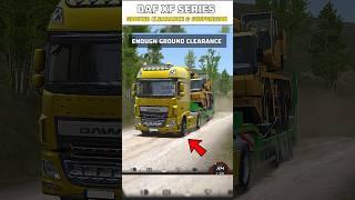 Daf xf series off-roading ground clearance and truck suspension quarry map Truckers of Europe 3