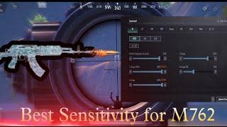 Zero recoil Sensitivity for M762/ BGMI |PUBG Mobile