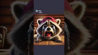 Raccoon Eats Weird Chips… #ai #memes #funny