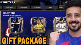 GIFT PACKAGE ! FREE 104-107 HM MILESTONE , UTOTY RONALDO & MARADONA (F2P GUIDE)