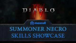 Summoner Necromancer Leveling Skills - Diablo 4