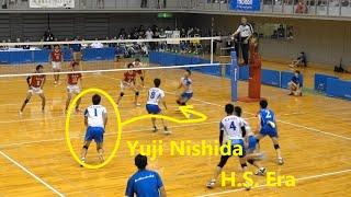 Yuji Nishida H.S. Era, Spike and Serve at Japan volleyball InterHS 2017 Haikyu! Ushijima Wakatoshi