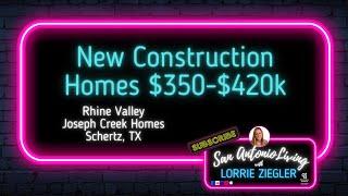 New Construction Homes: $350K-$420K | San Antonio Outskirts