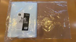 Look at 13" X 15" Reclosable Zip Poly Bags 2 Gallons Resealable Lock Seal Zipper Clear Store Storage