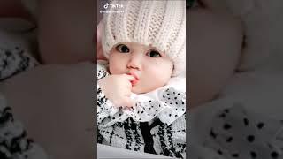 Cute baby smile status on tiktok