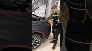 Защитная накидка на кузов автомобиля. #auto #Carrepair #защитакузова #защитныенакидки #мистеркузов