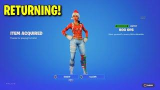 NOG OPS SKIN RETURN DATE in FORTNITE ITEM SHOP! (Nog Ops Skin Returning in Fortnite 2024)