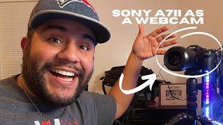 Sony a7ii as a webcam