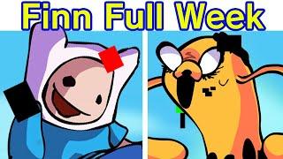 Friday Night Funkin' VS Finn & Jake High Effort Full Week (FNF Mod) (Come Learn With Pibby x FNF)