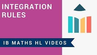 Integration Rules (IB Maths HL)