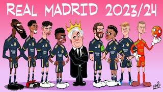 A review on Real Madrid's videos in the 2023/24 season till before the UCL final Vs Dortmund. 