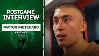 Payton Pritchard NEVER Practices Full Court Shots | Celtics vs Wizards Postgame Interview