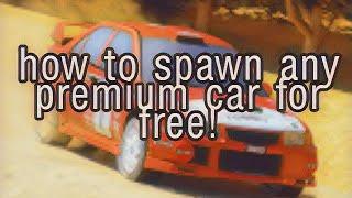 How to spawn premium car for free in WRC ROBLOX RALLY for free!