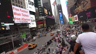 filming Times Square Billboards