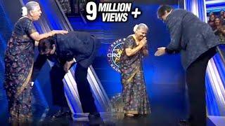 KBC 11 Finale | Amitabh Bachchan Touches Sudha Murthy's Feet Hearing Her Story