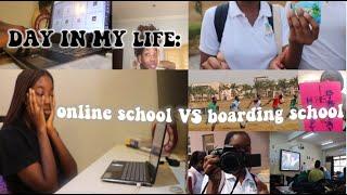 A DAY IN MY LIFE: online school vs boarding school