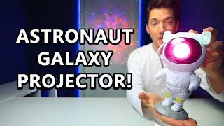 ASTRONAUT GALAXY LASER STAR PROJECTOR REVIEW! #galaxyprojector #starprojector #projector