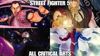 Street Fighter 5 - All Critical Arts 4K 60 fps