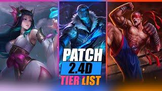 Wild Rift HIGH ELO TIER LIST | Patch 2.4D | PRO META & RANK META (Climb Challenger Easy!)