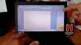 Microsoft Office 2010 Starter Test on Netbook