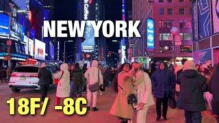 New York City LIVE Freezing Manhattan on Saturday Night (January 4, 2025)