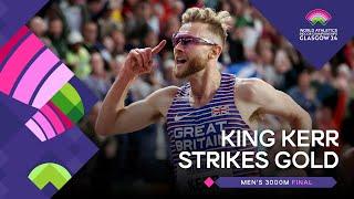 Josh Kerr  powers to 3000m world title | World Athletics Indoor Championships Glasgow 24