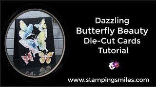 Dazzling Butterfly Beauty Die Cut Cards